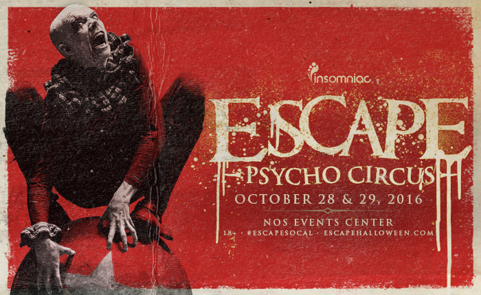insomniac drops diverse lineup for escape psycho circus