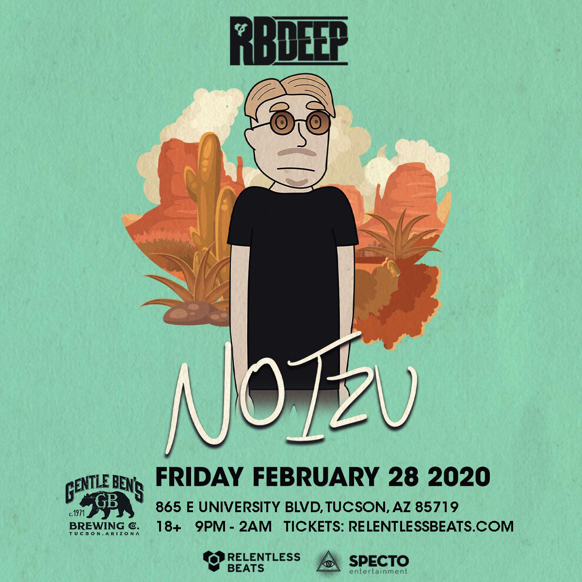 noizu tucson info 02 28 20 gentle ben relentless beats noizu tucson info 02 28 20 gentle ben relentless beats